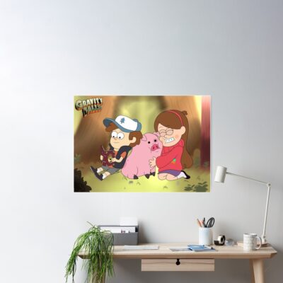 Gravity Falls - Background Poster Official Gravity Falls Merch