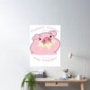 Waddles The Pig From Gravity Falls Poster Official Gravity Falls Merch