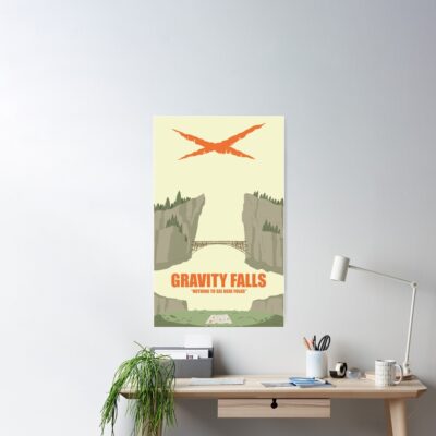 Gravity Falls Travel Poster Poster Poster Official Gravity Falls Merch