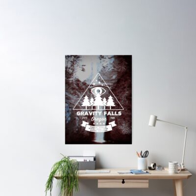 Visit Gravity Falls, Oregon! Poster Official Gravity Falls Merch