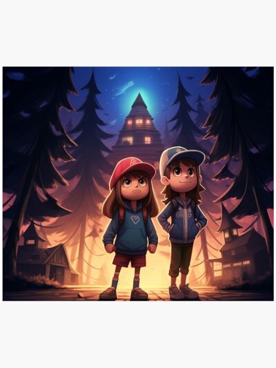 Gravity Falls 4 Tapestry Official Gravity Falls Merch