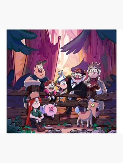 The Gravity Falls Poster Tapestry Official Gravity Falls Merch