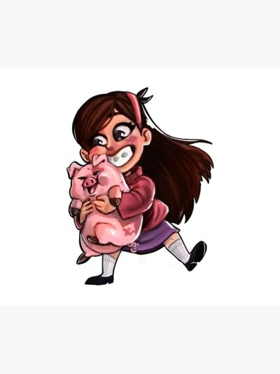 Gravity Falls T-Shirtfanart Mabel And Waddles - Gravity Falls Tapestry Official Gravity Falls Merch