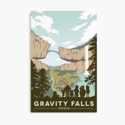 Gravity Falls National Park Poster Official Gravity Falls Merch