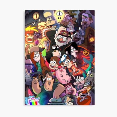 Gravity Falls And Friends Poster Official Gravity Falls Merch