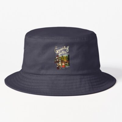 Visit Gravity Falls (1) Bucket Hat Official Gravity Falls Merch