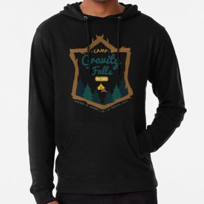 Camp Gravity Falls (Worn Look) Hoodie Official Gravity Falls Merch