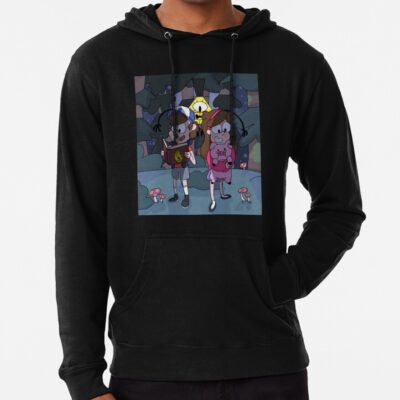 Gravity Falls With Background Hoodie Official Gravity Falls Merch