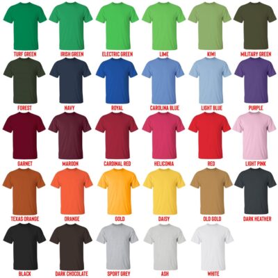 t shirt color chart - Gravity Falls Store