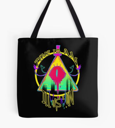 Time Is An Illusion Tote Bag Official Gravity Falls Merch