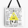 Gravity Falls Bill Cipher Code Tote Bag Official Gravity Falls Merch