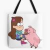 Mabel & Waddles, Gravity Falls Tote Bag Official Gravity Falls Merch