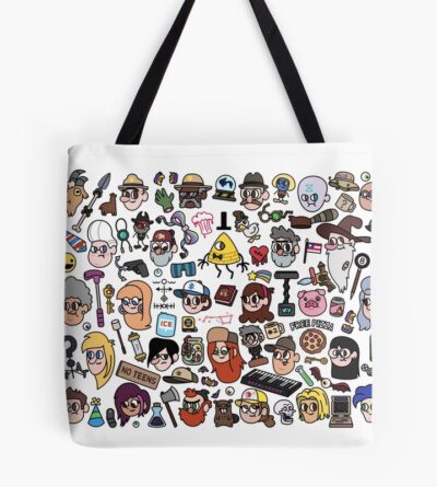 Gravity Falls Doodle Tote Bag Official Gravity Falls Merch