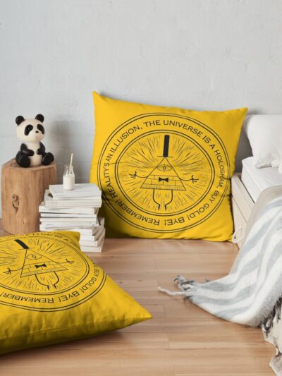 Gravity Falls Wheel Throw Pillow Official Gravity Falls Merch