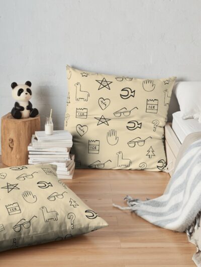 Gravity Falls Wheel Symbols Throw Pillow Official Gravity Falls Merch