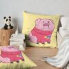 Gravity Falls - Waddles Throw Pillow Official Gravity Falls Merch