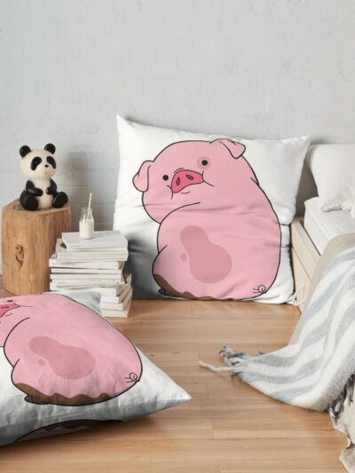 Waddles Throw Pillow Official Gravity Falls Merch