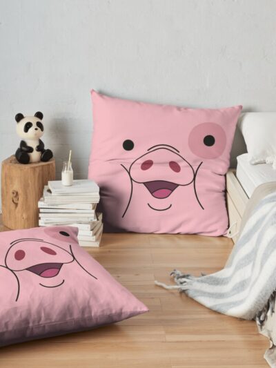 Gravity Falls Waddles Print Throw Pillow Official Gravity Falls Merch