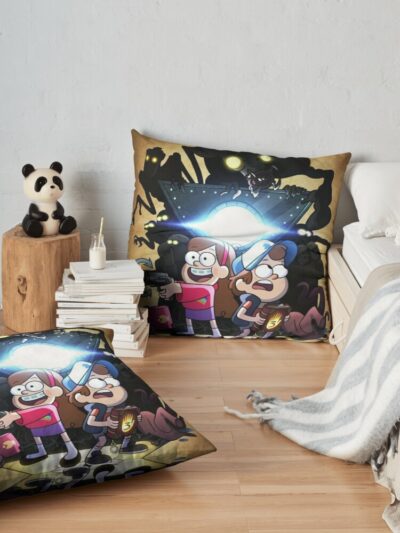 Gravity Falls - Season 2 Throw Pillow Official Gravity Falls Merch