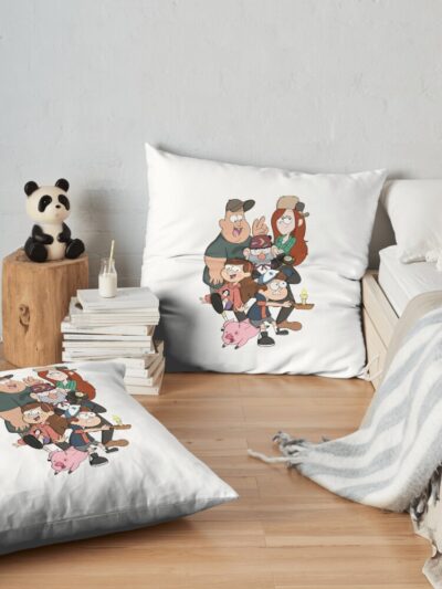 Gravity Falls Throw Pillow Official Gravity Falls Merch