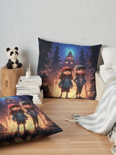 Gravity Falls 4 Throw Pillow Official Gravity Falls Merch