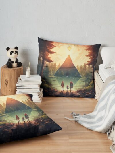 Gravity Falls 3 Throw Pillow Official Gravity Falls Merch