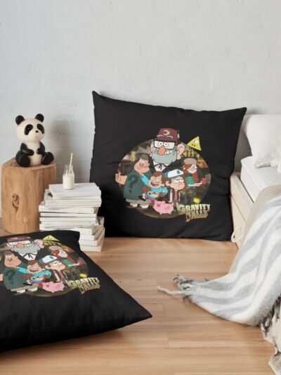 Gravity Falls  1	 Throw Pillow Official Gravity Falls Merch