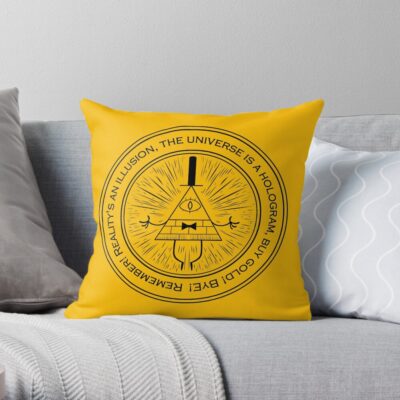 Gravity Falls Wheel Throw Pillow Official Gravity Falls Merch