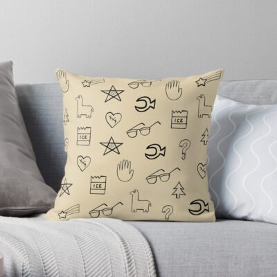 Gravity Falls Wheel Symbols Throw Pillow Official Gravity Falls Merch