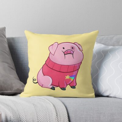 Gravity Falls - Waddles Throw Pillow Official Gravity Falls Merch