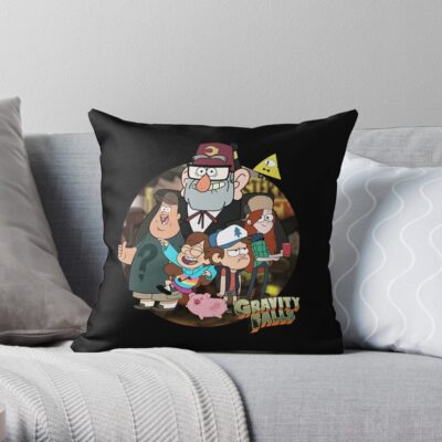 Gravity Falls Meme Anime Manga Cartoon Gift Throw Pillow Official Gravity Falls Merch