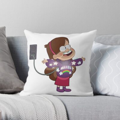 Mabel (Gravity Falls) Throw Pillow Official Gravity Falls Merch