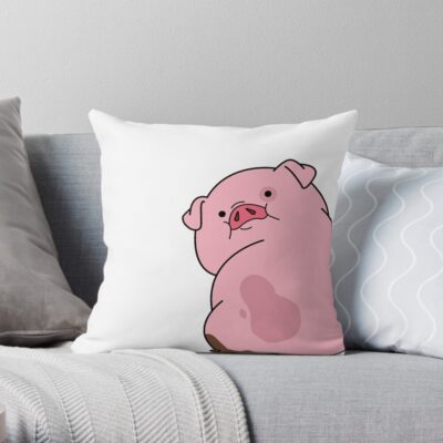 Waddles Gravity Falls Throw Pillow Official Gravity Falls Merch