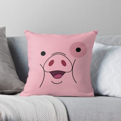 Gravity Falls Waddles Print Throw Pillow Official Gravity Falls Merch