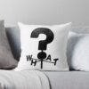 Gravity Falls What? Throw Pillow Official Gravity Falls Merch