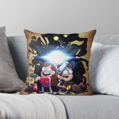 Gravity Falls - Season 2 Throw Pillow Official Gravity Falls Merch