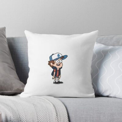 Dipper Pines Throw Pillow Official Gravity Falls Merch