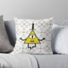 Bill Pattern Throw Pillow Official Gravity Falls Merch