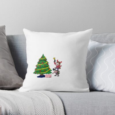 Gravity Falls Christmas Sweater 9032 Throw Pillow Official Gravity Falls Merch