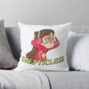 Skepticles! -Mabel Throw Pillow Official Gravity Falls Merch