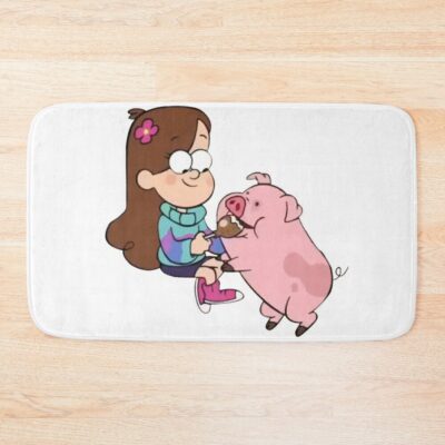 Mabel & Waddles, Gravity Falls Bath Mat Official Gravity Falls Merch