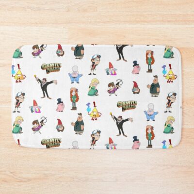 Gravity Falls Characters Bath Mat Official Gravity Falls Merch