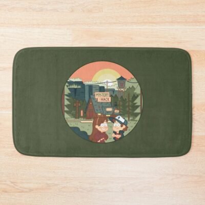 Gravity Falls Full Colour Line Art Bath Mat Official Gravity Falls Merch