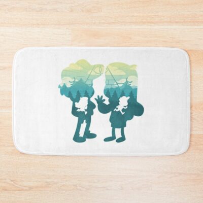 Gravity Falls T-Shirtmystery Twins Bath Mat Official Gravity Falls Merch