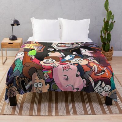 Gravity Falls Throw Blanket Official Gravity Falls Merch