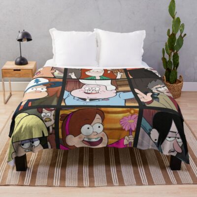 Gravity Falls Throw Blanket Official Gravity Falls Merch