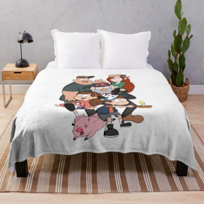 Gravity Falls Throw Blanket Official Gravity Falls Merch