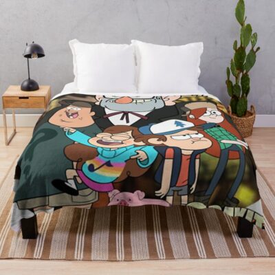 Gravity Falls Classic Gravity Falls Throw Blanket Official Gravity Falls Merch