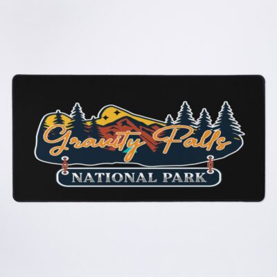 Gravity Falls National Park Mouse Pad Official Gravity Falls Merch