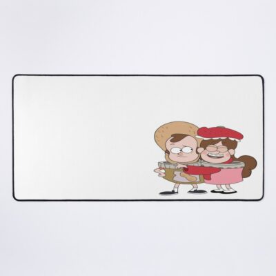 Gravity Falls Mabel And Dipper Pines Mouse Pad Official Gravity Falls Merch